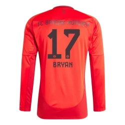 FC Bayern München Bryan #17 Voetbalshirt 2024-25 Thuistenue Heren Lange Mouw