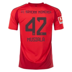 FC Bayern München Jamal Musiala #42 Voetbalshirt 2024-25 Thuistenue Heren