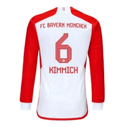 FC Bayern München Joshua Kimmich #6 Voetbalshirt 2023-24 Thuistenue Heren Lange Mouw