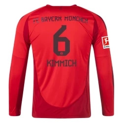 FC Bayern München Joshua Kimmich #6 Voetbalshirt 2024-25 Thuistenue Heren Lange Mouw