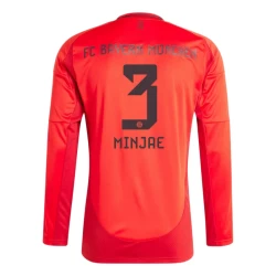 FC Bayern München Minjae #3 Voetbalshirt 2024-25 Thuistenue Heren Lange Mouw