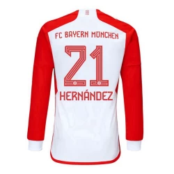 FC Bayern München Theo Hernández #21 Voetbalshirt 2023-24 Thuistenue Heren Lange Mouw