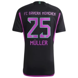 FC Bayern München Voetbalshirt 2023-24 Thomas Müller #25 Uittenue Heren