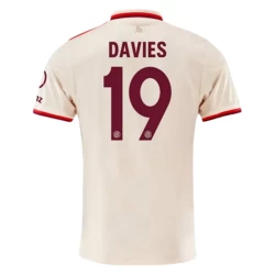 FC Bayern München Voetbalshirt Alphonso Davies #19 2024-25 Thirdtenue Heren