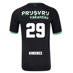 Feyenoord Voetbalshirt 2024-25 Gimenez #29 Uittenue Heren