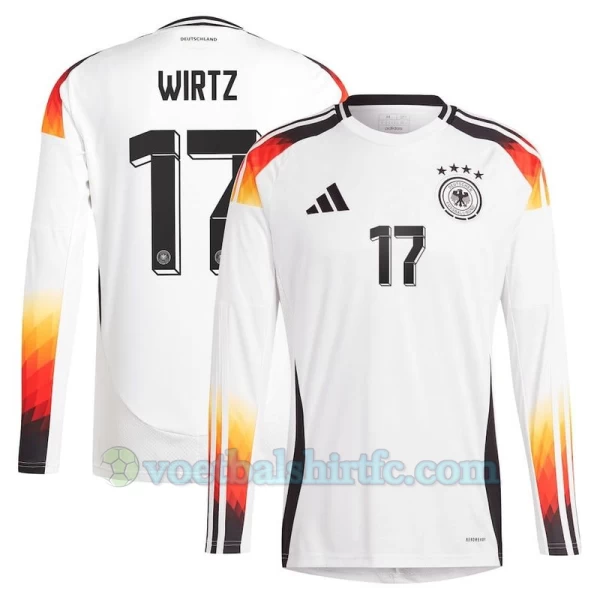 Florian Wirtz #17 Duitsland Voetbalshirt EK 2024 Thuistenue Heren Lange Mouw