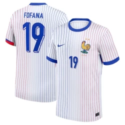 Fofana #19 Frankrijk Voetbalshirt EK 2024 Uittenue Heren