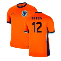 Frimpong #12 Nederlands Voetbalshirt EK 2024 Thuistenue Heren