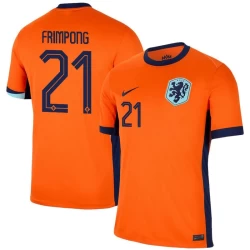 Frimpong #21 Nederlands Voetbalshirt EK 2024 Thuistenue Heren