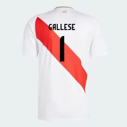 Gallese #1 Peru Voetbalshirt Copa America 2024 Thuistenue Heren