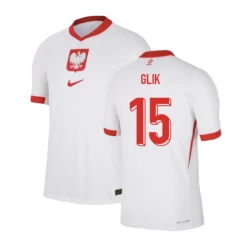 Glik #15 Polen Voetbalshirt EK 2024 Thuistenue Heren