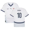 Granit Xhaka #10 Zwitserland Voetbalshirt EK 2024 Uittenue Heren