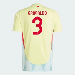 Grimaldo #3 Spanje Voetbalshirt EK 2024 Uittenue Heren