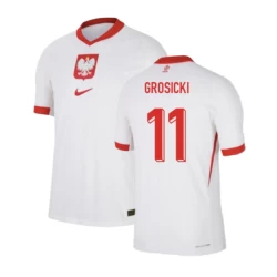 Grosicki #11 Polen Voetbalshirt EK 2024 Thuistenue Heren