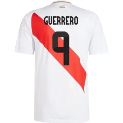 Guerrero #9 Peru Voetbalshirt Copa America 2024 Thuistenue Heren