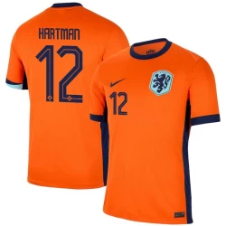 Hartman #12 Nederlands Voetbalshirt EK 2024 Thuistenue Heren