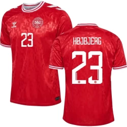 Hojbjerg #23 Denemarken Voetbalshirt EK 2024 Thuistenue Heren