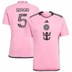 Inter Miami CF Sergio #5 Voetbalshirt 2024-25 Thuistenue Heren