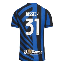 Inter Milan Bisseck #31 Voetbalshirt 2024-25 Thuistenue Heren