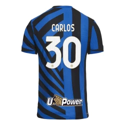 Inter Milan Carlos #30 Voetbalshirt 2024-25 Thuistenue Heren