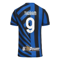 Inter Milan Thuram #9 Voetbalshirt 2024-25 Thuistenue Heren