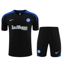 Inter Milan Trainings T-Shirt Set 2024-25 Zwart