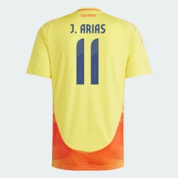 J. Arias #11 Colombia Voetbalshirt Copa America 2024 Thuistenue Heren