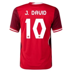 J. David #10 Canada Voetbalshirt Copa America 2024 Thuistenue Heren