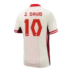 J. David #10 Canada Voetbalshirt Copa America 2024 Uittenue Heren