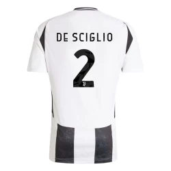 Juventus FC De Sciglio #2 Voetbalshirt 2024-25 Thuistenue Heren