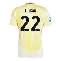 Juventus FC Voetbalshirt 2024-25 T.Weah #22 Uittenue Heren