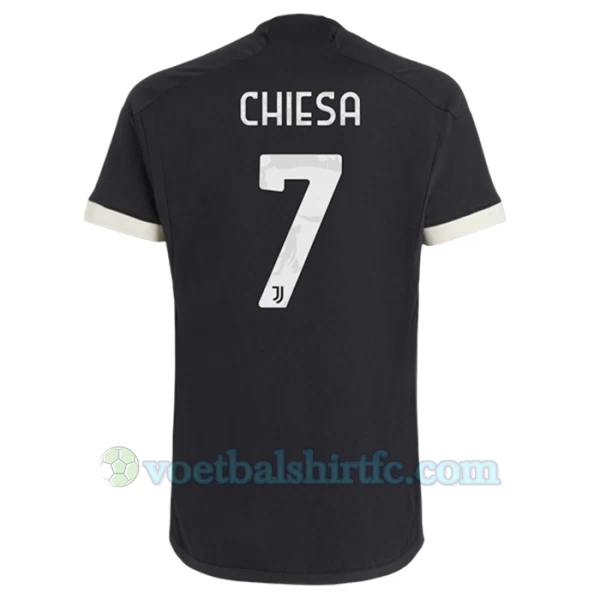 Juventus FC Voetbalshirt Federico Chiesa #7 2023-24 Thirdtenue Heren