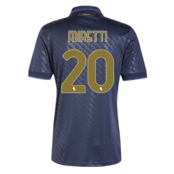 Juventus FC Voetbalshirt Miretti #20 2024-25 Thirdtenue Heren