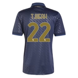 Juventus FC Voetbalshirt T.Weah #22 2024-25 Thirdtenue Heren