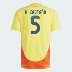 K. Castano #5 Colombia Voetbalshirt Copa America 2024 Thuistenue Heren