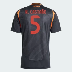 K. Castano #5 Colombia Voetbalshirt Copa America 2024 Uittenue Heren