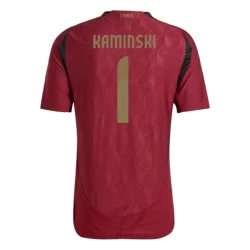 Kaminski #1 België Voetbalshirt EK 2024 Thuistenue Heren
