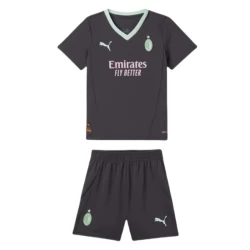 Kinderen AC Milan Voetbalshirt 2024-25 Thirdtenue (+ Korte Broeke)