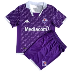 Kinderen ACF Fiorentina Voetbalshirt 2023-24 Thuistenue (+ Korte Broeke)