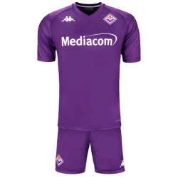 Kinderen ACF Fiorentina Voetbalshirt 2024-25 Thuistenue (+ Korte Broeke)