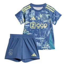 Kinderen AFC Ajax Amsterdam Voetbalshirt 2024-25 Uittenue (+ Korte Broeke)