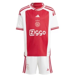 Kinderen AFC Ajax Voetbalshirt 2023-24 Thuistenue (+ Korte Broeke)