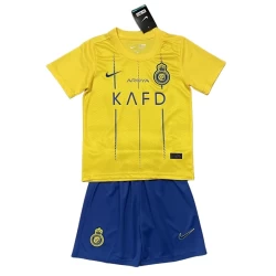 Kinderen Al-Nassr FC Voetbalshirt 2023-24 Thuistenue (+ Korte Broeke)