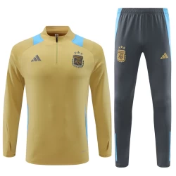 Kinderen Argentinië Trainingsshirt Set 2024-25 Gold