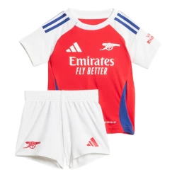 Kinderen Arsenal FC Voetbalshirt 2024-25 Thuistenue (+ Korte Broeke)