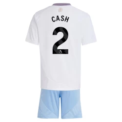 Kinderen Aston Villa Voetbalshirt 2024-25 Cash #2 Uittenue (+ Korte Broeke)