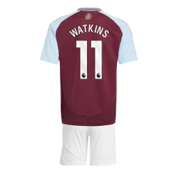 Kinderen Aston Villa Watkins #11 Voetbalshirt 2024-25 Thuistenue (+ Korte Broeke)