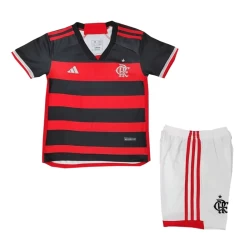 Kinderen CR Flamengo Voetbalshirt 2024-25 Thuistenue (+ Korte Broeke)