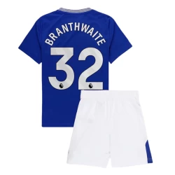 Kinderen Everton FC Branthwaite #32 Voetbalshirt 2024-25 Thuistenue (+ Korte Broeke)