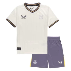 Kinderen Everton FC Voetbalshirt 2024-25 Thirdtenue (+ Korte Broeke)